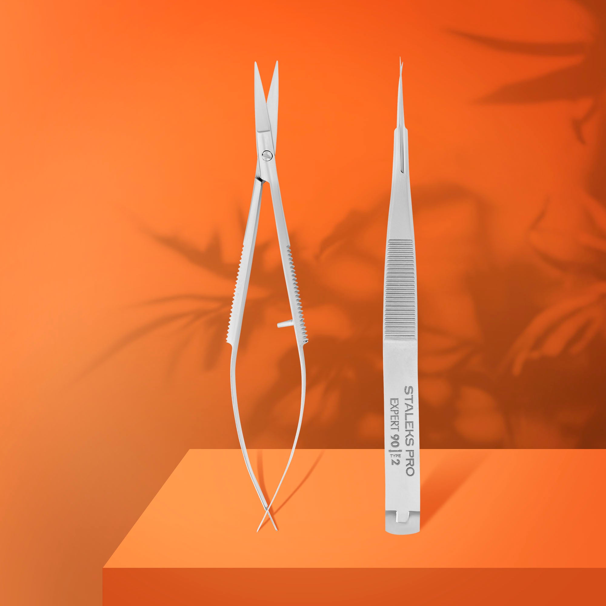 Professional micro scissors for eyebrows modeling EXPERT 90 TYPE 2 image 0